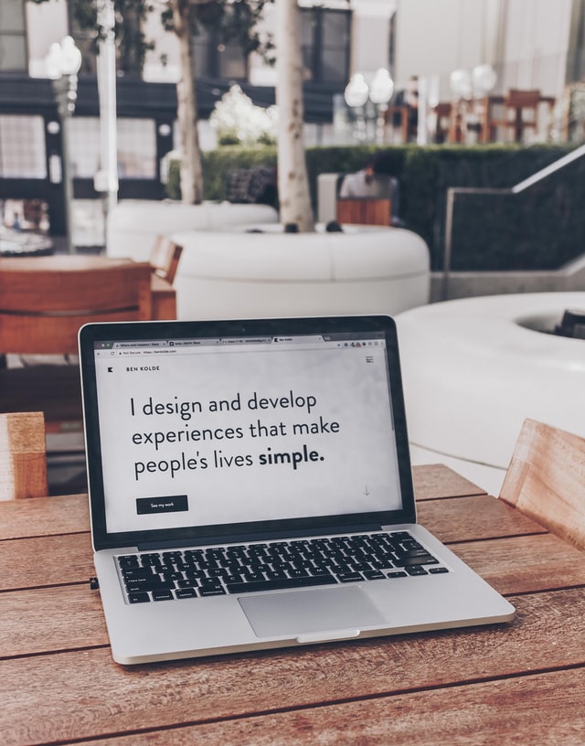 Modern responsive website features
